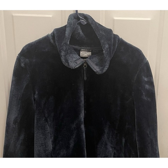 32 Degrees Jackets & Blazers - 32 Degree Heat Storm Blue Plush Fleece Faux Fur Super Soft Zip Jacket Womens XXL